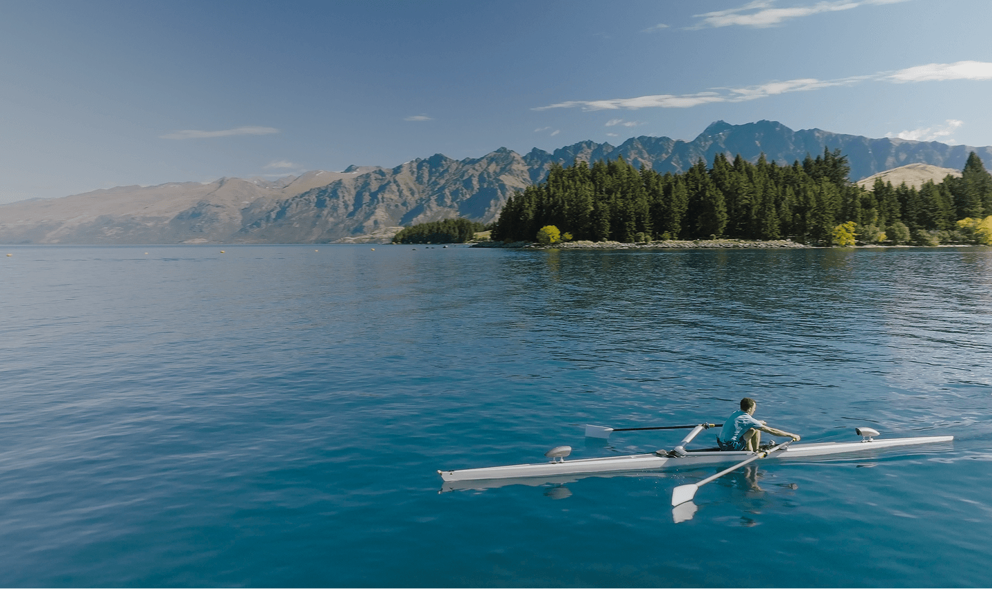 Rowing landscape