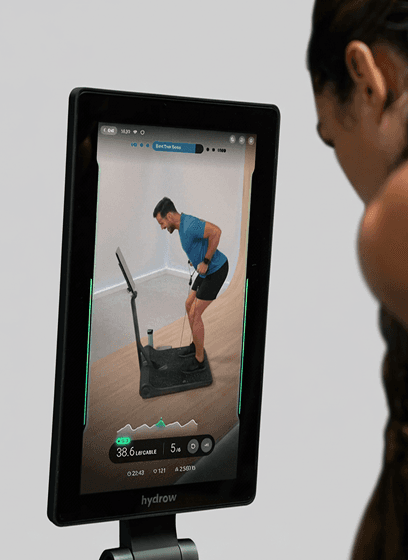 LYQUID screen showing strength workout metrics